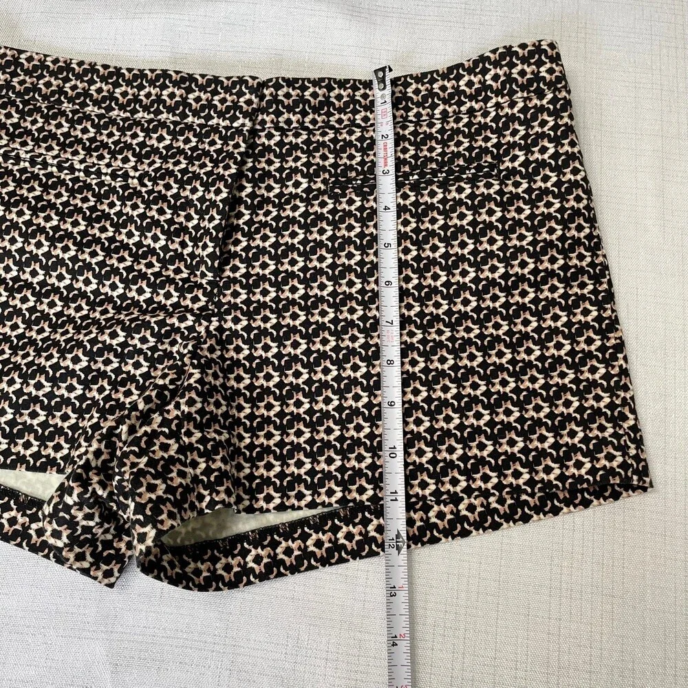 Cynthia Rowley womens geo pattern chino shorts size 10